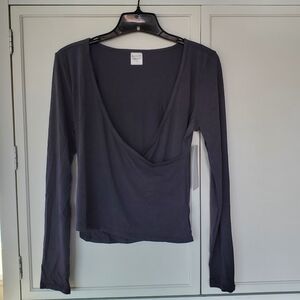 NWT Athleta Fast Track With Ease Wrap Top